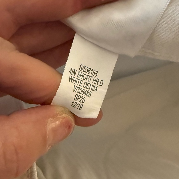 Banana Republic High Waist Button Fly Black Jean Denim Shorts Women's Size 8/29 - Picture 7 of 8